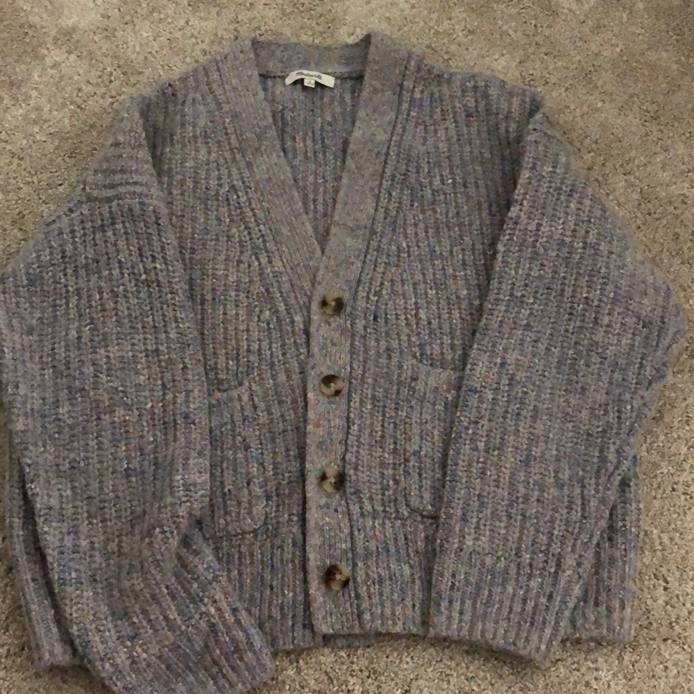Marled Blue Madewell Cardigan